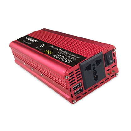 LVYUAN Car Inverter Dual USB Power Converter, Specification: 12V to 220V 2000W - Modified Square Wave by PMC Jewellery | Online Shopping South Africa | PMC Jewellery | Buy Now Pay Later Mobicred