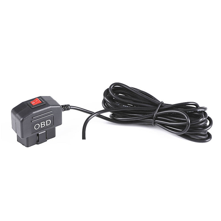 H508 OBD Car Charger Driving Recorder Power Cord 12/24V To 5V With Switch Low Pressure Protection Line, Specification: Micro Straight - Cables & Connectors by PMC Jewellery | Online Shopping South Africa | PMC Jewellery | Buy Now Pay Later Mobicred