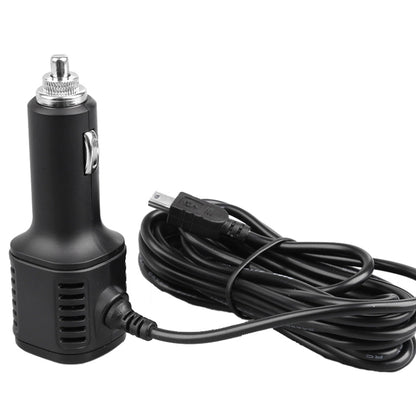 H519 Car Charger Driving Recorder Power Cord Dual USB With Display Charging Line, Specification: Mini Left Elbow - Cigar Socket by PMC Jewellery | Online Shopping South Africa | PMC Jewellery | Buy Now Pay Later Mobicred