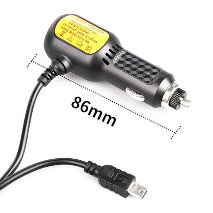 2 PCS H515 Car Charger Driving Recorder Power Cord Navigation With USB Port Cigarette Lighter Vehicle Charging Wire, Specification: Line 2.5A+USB 2.4A(Micro Straight) - Cigar Socket by PMC Jewellery | Online Shopping South Africa | PMC Jewellery | Buy Now Pay Later Mobicred