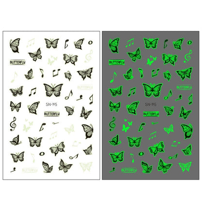 10 PCS Waterproof Sweat Proof Environmental Luminous DIY Nail Stickers(SN-145) - Nail Stickers by PMC Jewellery | Online Shopping South Africa | PMC Jewellery | Buy Now Pay Later Mobicred