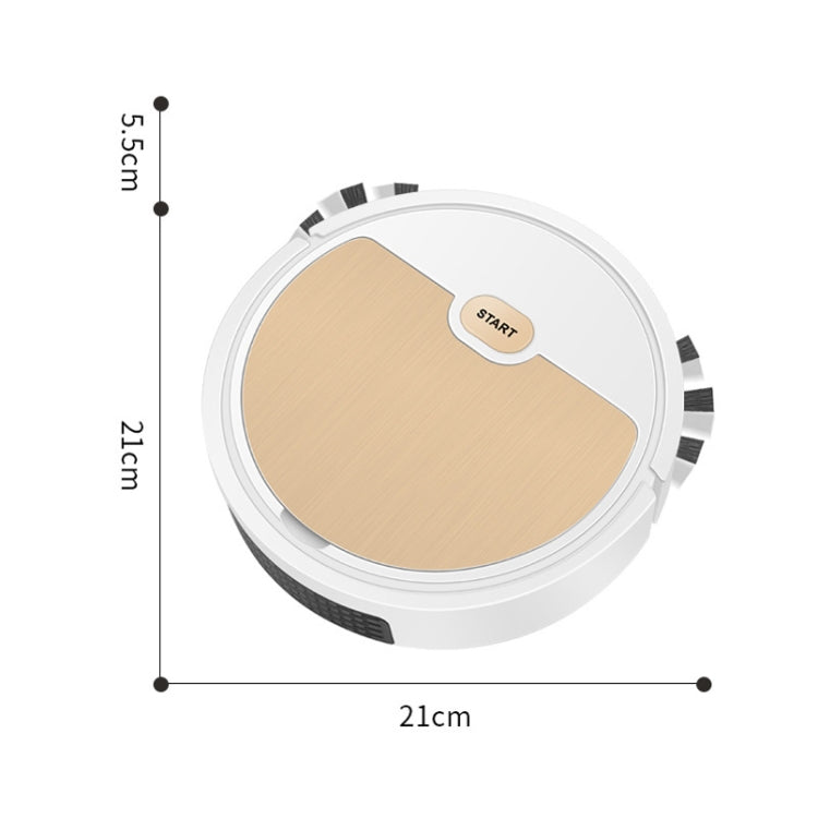 K205 3 in 1 Intelligent USB Charging Home Sweeping Machine(White) - Robot Vacuum Cleaner by PMC Jewellery | Online Shopping South Africa | PMC Jewellery | Buy Now Pay Later Mobicred