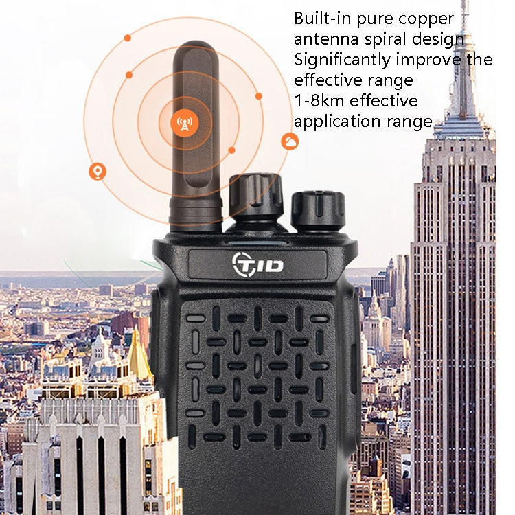 2pcs TID 118 Small Walkie Talkie Radio Communication, CN Plug - Handheld Walkie Talkie by PMC Jewellery | Online Shopping South Africa | PMC Jewellery | Buy Now Pay Later Mobicred