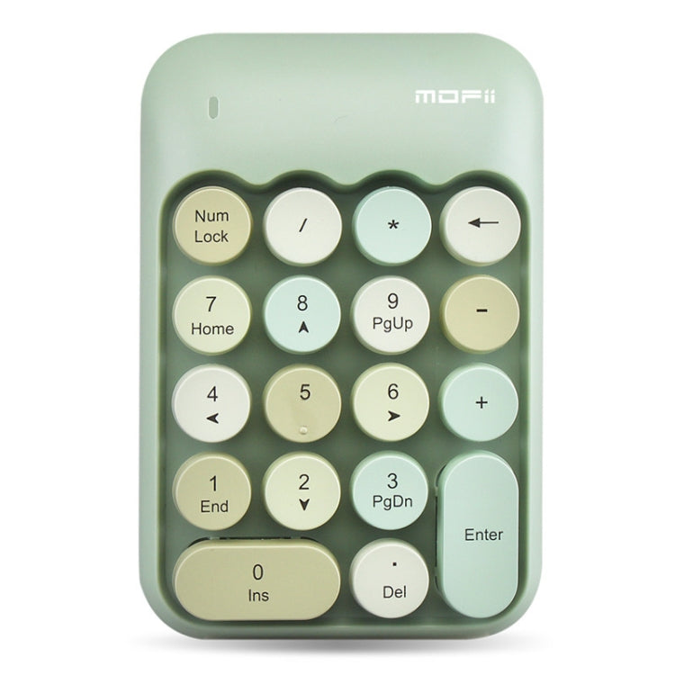 MOFii X910 2.4G 18 Keys 1600 DPI Wireless Numeric  Keypad(Green) - Wireless Keyboard by MOFii | Online Shopping South Africa | PMC Jewellery | Buy Now Pay Later Mobicred