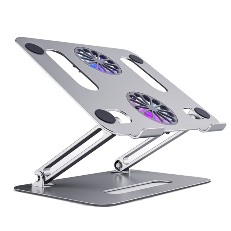 BONERUY P43F Aluminum Alloy Folding Computer Stand Notebook Cooling Stand, Colour: Silver - Cooling Pads by BONERUY | Online Shopping South Africa | PMC Jewellery | Buy Now Pay Later Mobicred