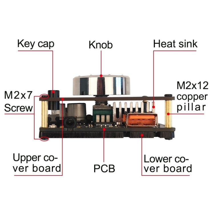 Wuzhi 2.0 Stereo Bluetooth Speaker Power Plate Audio Receiver Module(ZK-502H) - Breadboard / Amplifier Board by PMC Jewellery | Online Shopping South Africa | PMC Jewellery | Buy Now Pay Later Mobicred