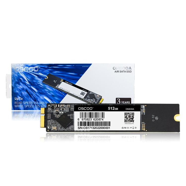 OSCOO ON800A SSD Computer Solid State Drive for Macbook, Capacity: 256GB - Solid State Drives by OSCOO | Online Shopping South Africa | PMC Jewellery | Buy Now Pay Later Mobicred