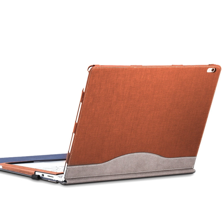 PU Leather Laptop Protective Sleeve For Microsoft Surface Book 1 13.5 inches(Business Brown) - Other by PMC Jewellery | Online Shopping South Africa | PMC Jewellery | Buy Now Pay Later Mobicred