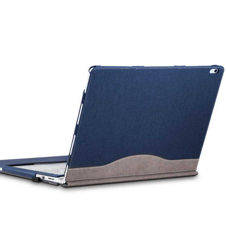 PU Leather Laptop Protective Sleeve For Microsoft Surface Book 3 15 inches(Deep Blue) - Other by PMC Jewellery | Online Shopping South Africa | PMC Jewellery | Buy Now Pay Later Mobicred