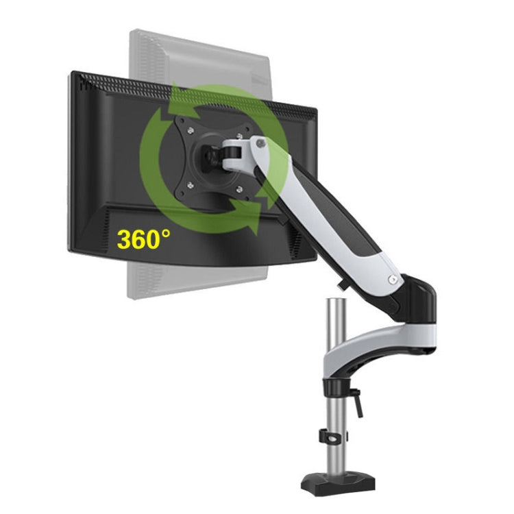 Gibbon Mounts Desktop Lifting Rotating Computer Monitor Stand, Specification Table Clip Black GM112C - Laptop Stand by Gibbon Mounts | Online Shopping South Africa | PMC Jewellery | Buy Now Pay Later Mobicred