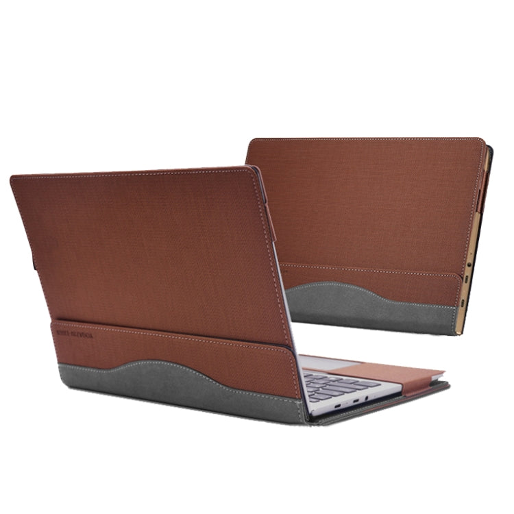 Laptop PU Leather Protective Case For Lenovo Yoga 720-13(Business Brown) - 13.3 inch by PMC Jewellery | Online Shopping South Africa | PMC Jewellery | Buy Now Pay Later Mobicred