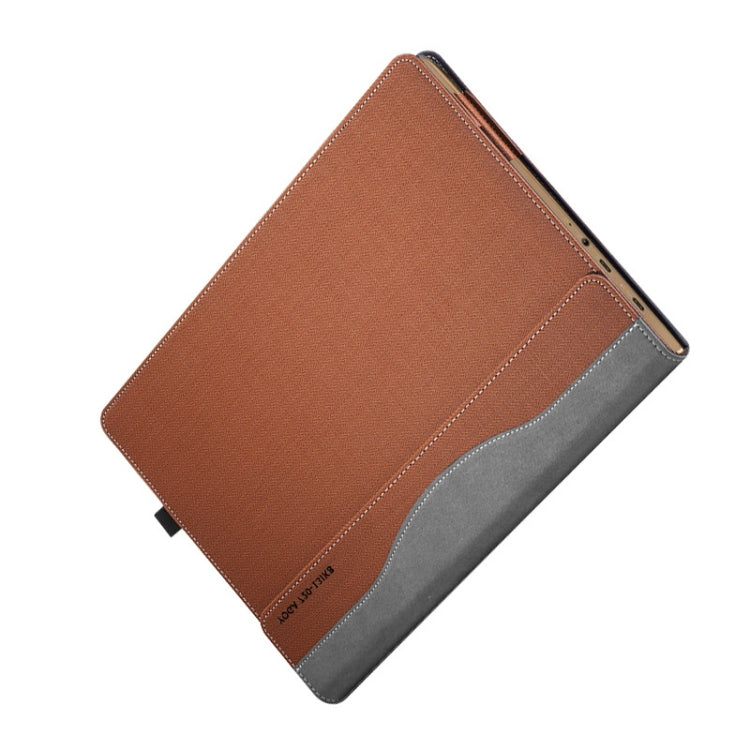 Laptop PU Leather Protective Case For Lenovo Yoga 720-15(Business Brown) - 15 inch by PMC Jewellery | Online Shopping South Africa | PMC Jewellery | Buy Now Pay Later Mobicred