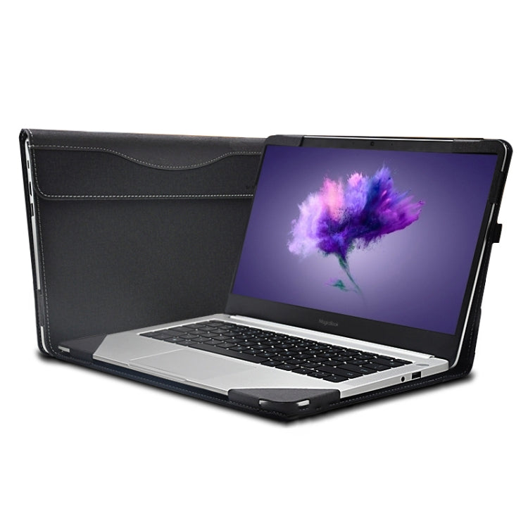 PU Leather Laptop Protective Case For Huawei Honor MagicBook(Dark Gray) - Other by PMC Jewellery | Online Shopping South Africa | PMC Jewellery | Buy Now Pay Later Mobicred