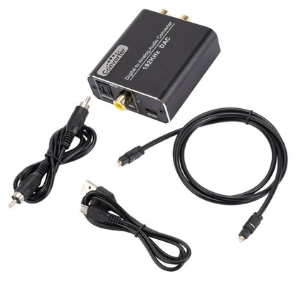 YP018 Digital To Analog Audio Converter Host+USB Cable+Fiber Optic Cable+Coaxial Cable - Audio Signal Switcher by PMC Jewellery | Online Shopping South Africa | PMC Jewellery | Buy Now Pay Later Mobicred