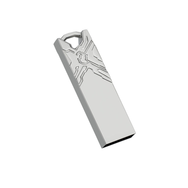 Jg1 USB 2.0 High-Speed Metal Engraving Car USB Flash Drives, Capacity: 128GB(White) - USB Flash Drives by PMC Jewellery | Online Shopping South Africa | PMC Jewellery | Buy Now Pay Later Mobicred