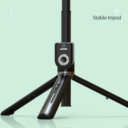 P80 1.33m Integrated Bluetooth Selfie Stick With TIKTOK Remote Control Makeup Mirror - Selfie Sticks by PMC Jewellery | Online Shopping South Africa | PMC Jewellery | Buy Now Pay Later Mobicred