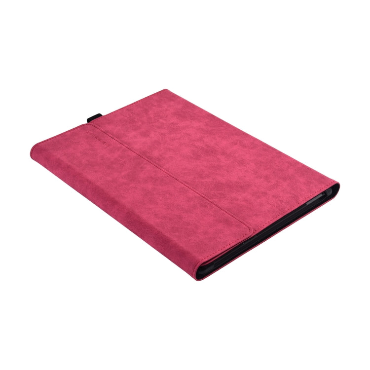 13 inch Leather Tablet Protective Case For Microsoft Surface Pro X, Color: Rose Red - 13.3 inch by PMC Jewellery | Online Shopping South Africa | PMC Jewellery | Buy Now Pay Later Mobicred