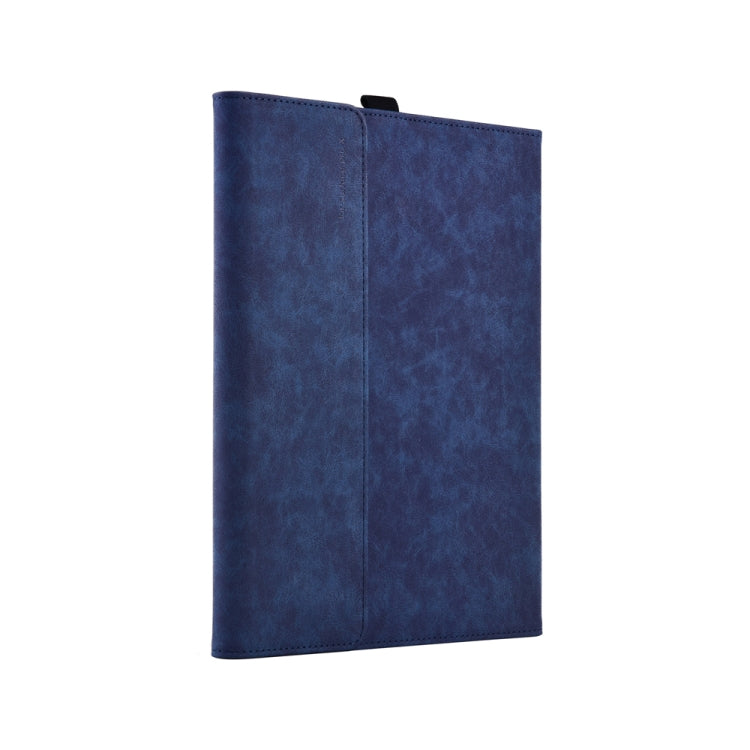 13 inch Leather Tablet Protective Case For Microsoft Surface Pro X, Color: Dark Blue + Power Bag - 13.3 inch by PMC Jewellery | Online Shopping South Africa | PMC Jewellery | Buy Now Pay Later Mobicred