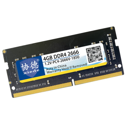 XIEDE X063 DDR4 NB 2666 Full Compatibility Notebook RAMs, Memory Capacity: 4GB - RAMs by XIEDE | Online Shopping South Africa | PMC Jewellery | Buy Now Pay Later Mobicred