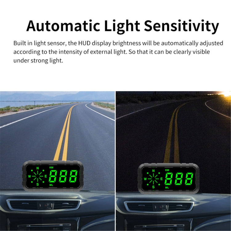 C3010 Car Head-up Display Speed Alarm(English Version) - Head Up Display System by PMC Jewellery | Online Shopping South Africa | PMC Jewellery | Buy Now Pay Later Mobicred