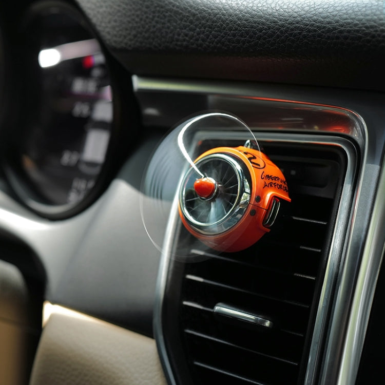 Car Air Conditioner Air Outlet Aromatherapy Small Fan(Orange) - Air Freshener by PMC Jewellery | Online Shopping South Africa | PMC Jewellery | Buy Now Pay Later Mobicred