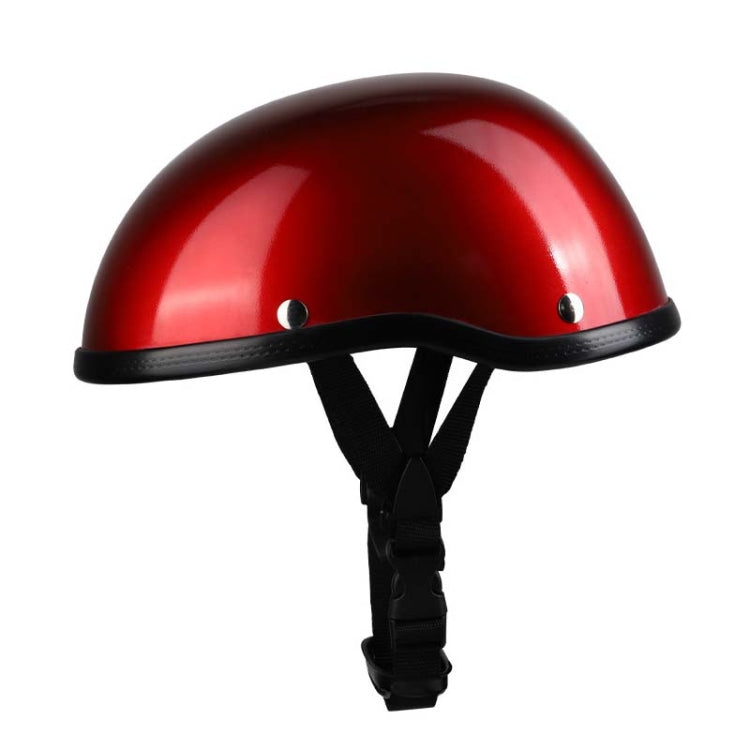 BSDDP A0315 Summer Scooter Half Helmet(Red) - Protective Helmet & Masks by BSDDP | Online Shopping South Africa | PMC Jewellery | Buy Now Pay Later Mobicred