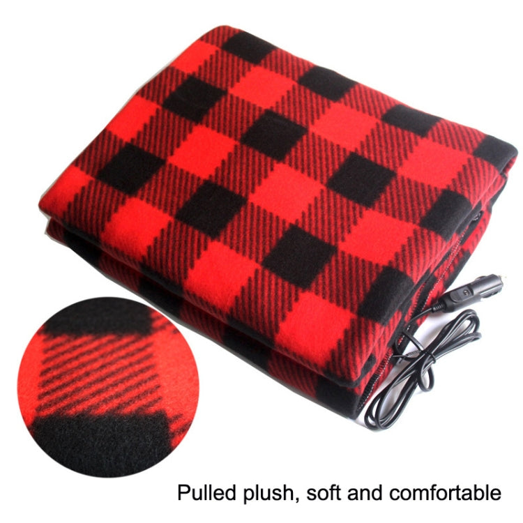 12V Car Winter Electric Heating Blanket Temperature Control Type(Red) - Seat Accessories by PMC Jewellery | Online Shopping South Africa | PMC Jewellery | Buy Now Pay Later Mobicred