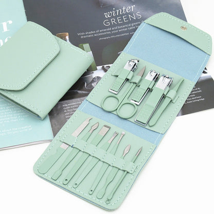 12 in 1 Green Convenience Tools Cutting Nails - Nail Clipper by PMC Jewellery | Online Shopping South Africa | PMC Jewellery | Buy Now Pay Later Mobicred