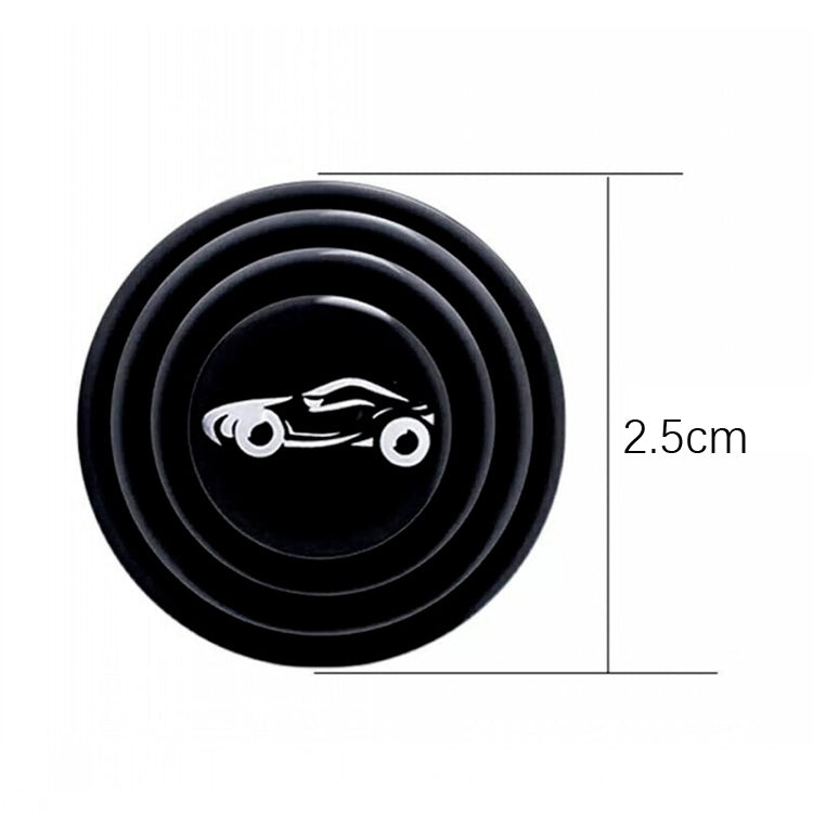 Car Door Anti-Collision Shock Pad, Color: Black With Sports Car Logo - Anti Collision Sticker by PMC Jewellery | Online Shopping South Africa | PMC Jewellery