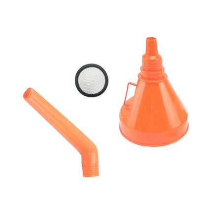 10 PCS CY12 Free Handband Filter Plastic Funnel(Orange) - Hand Tool Sets by PMC Jewellery | Online Shopping South Africa | PMC Jewellery | Buy Now Pay Later Mobicred