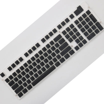 Pudding Double-layer Two-color 108-key Mechanical Translucent Keycap(Black) - Silicone / Sticker by PMC Jewellery | Online Shopping South Africa | PMC Jewellery | Buy Now Pay Later Mobicred