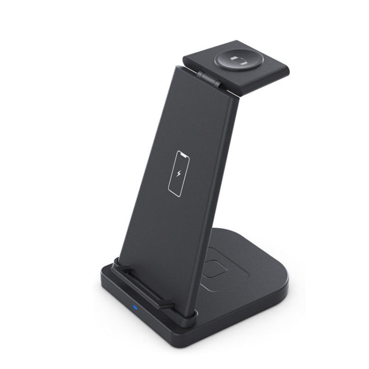 QGeeM QG-WC05 3 In 1 Portable Detachable Wireless Charger(Black) - Wireless Charger by QGeeM | Online Shopping South Africa | PMC Jewellery | Buy Now Pay Later Mobicred