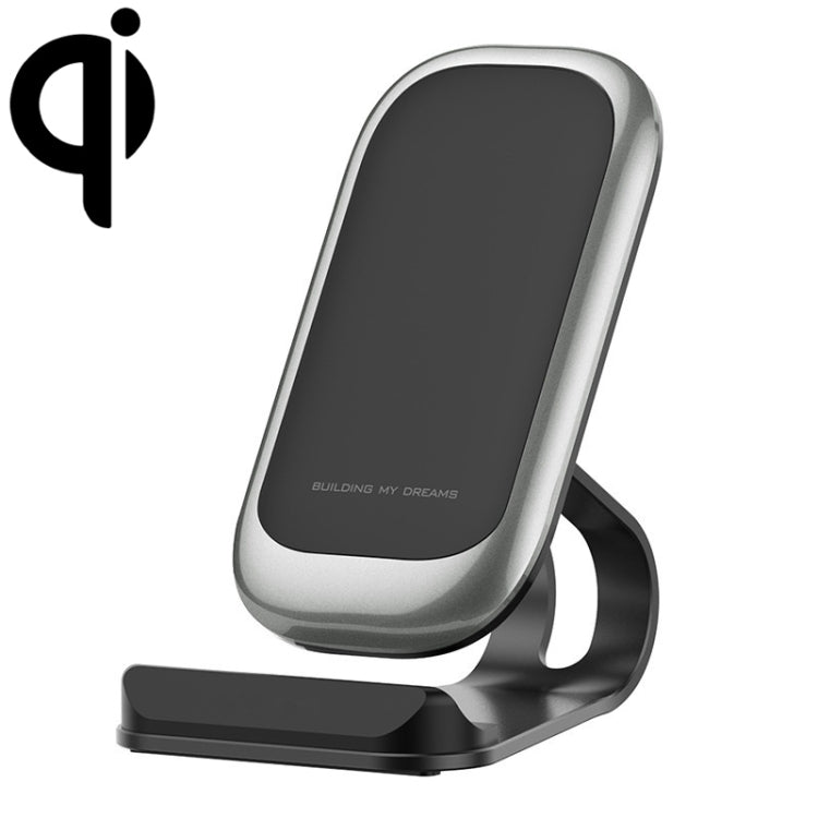 Z01 15W Multifunctional Desktop Wireless Charger with Stand Function, Spec: VIP Cryogenics (Silver) - Wireless Charger by PMC Jewellery | Online Shopping South Africa | PMC Jewellery | Buy Now Pay Later Mobicred