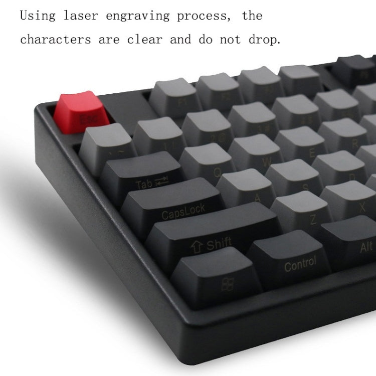 Mechanical Keyboard Laser PBT Keycap Carbon Front Words - Other by PMC Jewellery | Online Shopping South Africa | PMC Jewellery | Buy Now Pay Later Mobicred