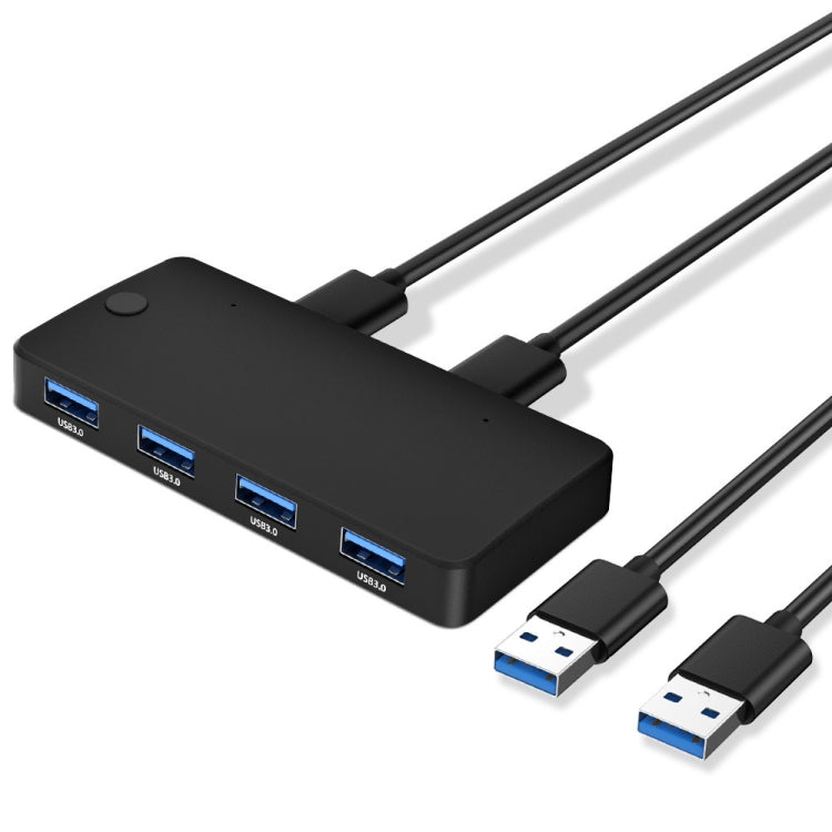 USB3.0 4 In 1 Computer Printer Sharer(4-ports) - USB 3.0 HUB by PMC Jewellery | Online Shopping South Africa | PMC Jewellery | Buy Now Pay Later Mobicred