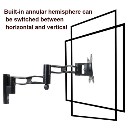 Gibbon Mounts L33 Monitor Bracket Wall Mounting Telescopic Rotating Aluminum Alloy TV Hanger - TV Brackets & Mounts by Gibbon Mounts | Online Shopping South Africa | PMC Jewellery | Buy Now Pay Later Mobicred