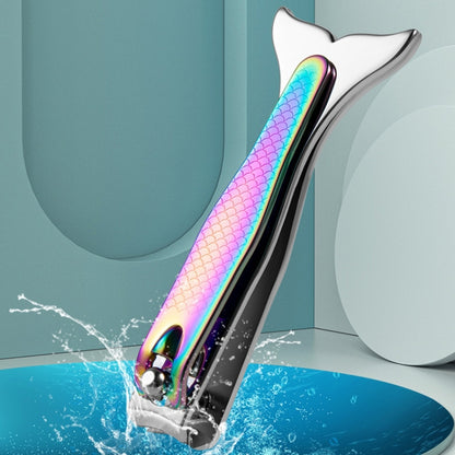 3 PCS Large Color Titanium Nail Clipper Gradient Mermaid Handle Nail Clipper Nail Art Tool - Nail Clipper by PMC Jewellery | Online Shopping South Africa | PMC Jewellery | Buy Now Pay Later Mobicred