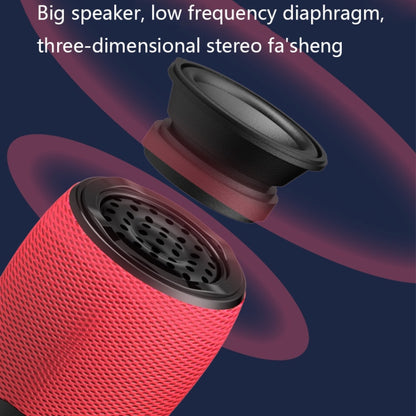 WS898 Live Wireless Bluetooth Microphone with Audio Function(Red) - Microphone by PMC Jewellery | Online Shopping South Africa | PMC Jewellery | Buy Now Pay Later Mobicred