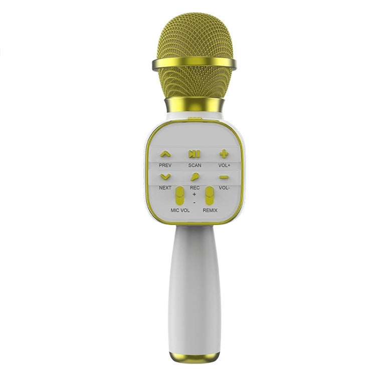 DS813 Live Wireless Bluetooth Microphone(Yellow) - Microphone by PMC Jewellery | Online Shopping South Africa | PMC Jewellery | Buy Now Pay Later Mobicred