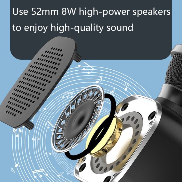 DS813 Live Wireless Bluetooth Microphone(Blue) - Microphone by PMC Jewellery | Online Shopping South Africa | PMC Jewellery | Buy Now Pay Later Mobicred