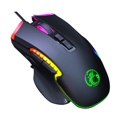 IMICE T70 8-Button 7200DPI RGB Lighting Programmable Wired Gaming Mouse, Cable Length: 1.8m(Black) - Wired Mice by IMICE | Online Shopping South Africa | PMC Jewellery | Buy Now Pay Later Mobicred