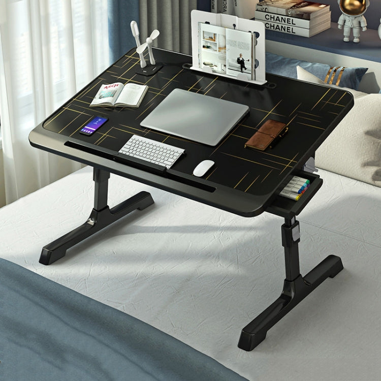 N6 Liftable and Foldable Bed Computer Desk, Style: Drawer+Shelf+USB - Laptop Stand by PMC Jewellery | Online Shopping South Africa | PMC Jewellery | Buy Now Pay Later Mobicred