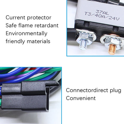 7014G Marine Harness Insertion Plate Tilt Flattening Device Harness Suitable For CMC / TH, Rated voltage: 12V - Marine Accessories & Parts by PMC Jewellery | Online Shopping South Africa | PMC Jewellery | Buy Now Pay Later Mobicred