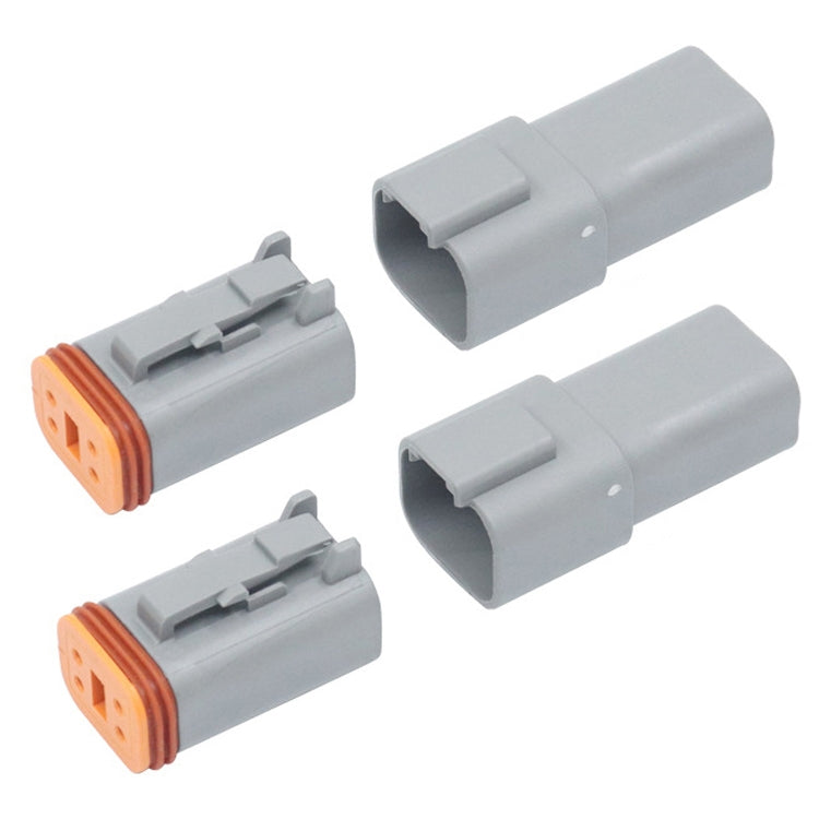 2 PCS DT04-4P / DT06-4S With Copper Car Waterproof Connector Conductive Connection Terminal - Booster Cable & Clip by PMC Jewellery | Online Shopping South Africa | PMC Jewellery | Buy Now Pay Later Mobicred