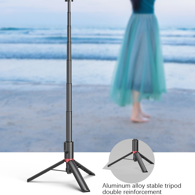 Desktop Multi-Function Live 1.3m Tripod Portable Integrated Bluetooth Selfie Rod(Black) - Selfie Sticks by PMC Jewellery | Online Shopping South Africa | PMC Jewellery | Buy Now Pay Later Mobicred