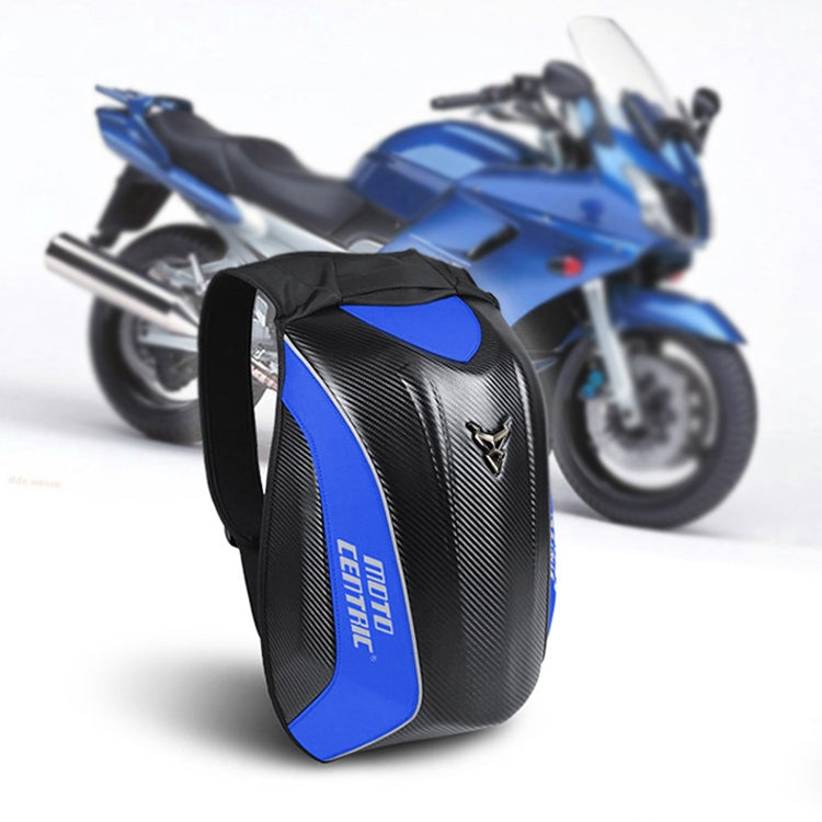 MOTOCENTRIC 11-MC-0077 Motorcycle EVA Turtle Shell Shape Riding Backpack(Blue) - Bags & Luggages by MOTOCENTRIC | Online Shopping South Africa | PMC Jewellery | Buy Now Pay Later Mobicred