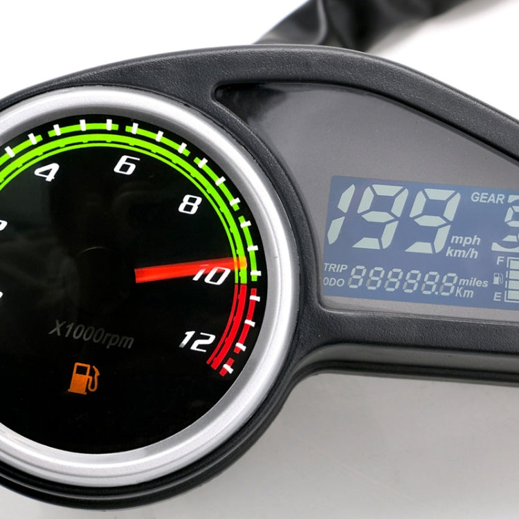 Motorcycle Universal Retrofit Speed Instrument LCD Mileage - Electrical Instruments by PMC Jewellery | Online Shopping South Africa | PMC Jewellery | Buy Now Pay Later Mobicred