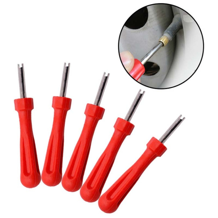 10 PCS Car Tire Electric Vehicle Valve Cap Bicycle Valve Core Switch, Style: Single Head Short - Hand Tool Sets by PMC Jewellery | Online Shopping South Africa | PMC Jewellery | Buy Now Pay Later Mobicred