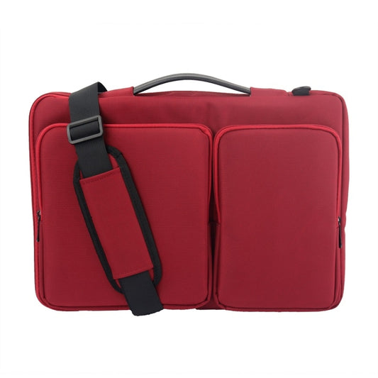 Nylon Waterproof Laptop Bag With Luggage Trolley Strap, Size: 13.3-14 inch(Red) - 14.1 inch by PMC Jewellery | Online Shopping South Africa | PMC Jewellery | Buy Now Pay Later Mobicred