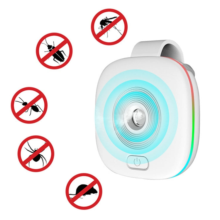 Outdoor Mosquito Repellent Ultrasonic Portable Spray Fragrance Mosquito Repellent(White) - Outdoor Insect Repellent by PMC Jewellery | Online Shopping South Africa | PMC Jewellery | Buy Now Pay Later Mobicred